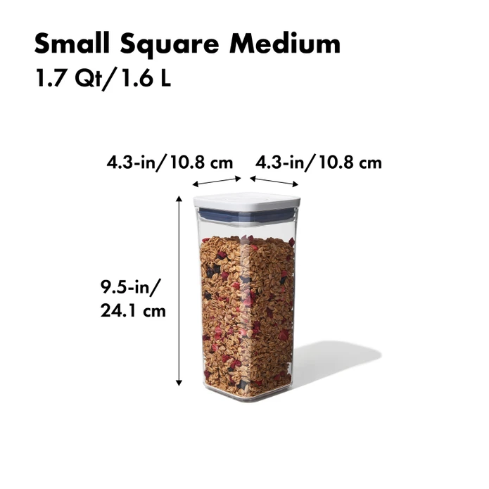Oxo Pop 1,7 Lt Containter - Small Square Medium 