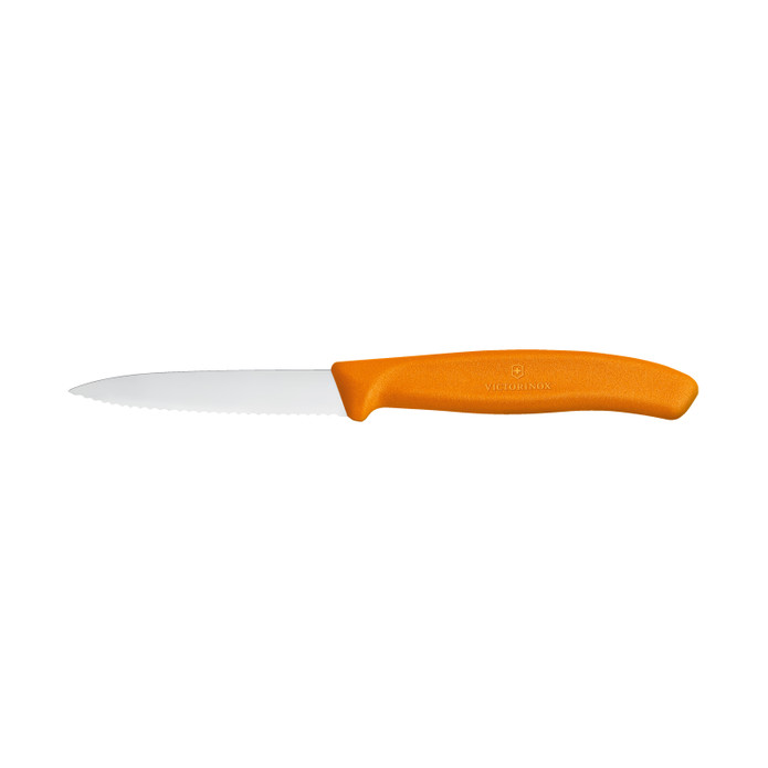 Victorinox Tırtıklı Soyma Bıçağı 8 cm Turuncu 