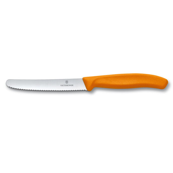 Victorinox Tırtıklı Domates Bıçağı Turuncu 11 cm