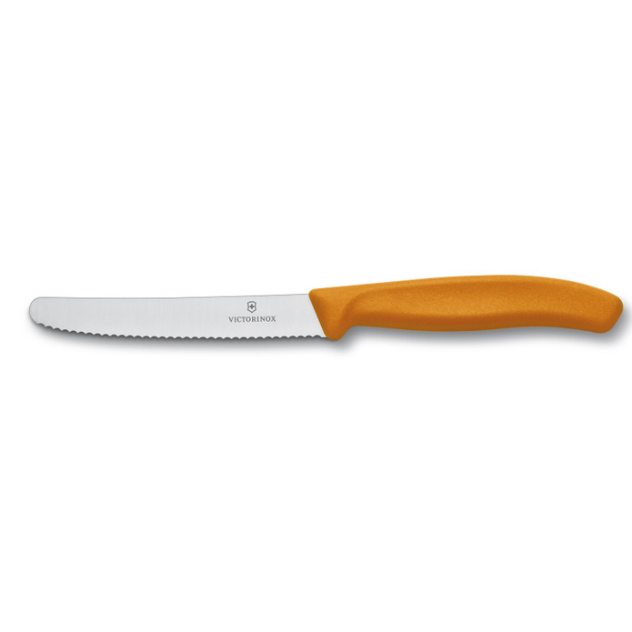 Victorinox Tırtıklı Domates Bıçağı Turuncu 11 cm