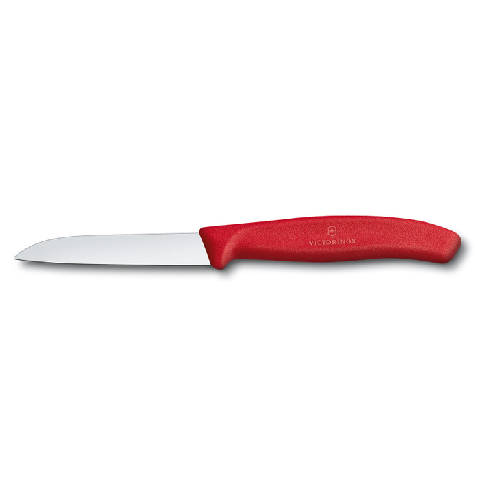 Victorinox Soyma Bıçağı Düz Kırmızı 8 cm