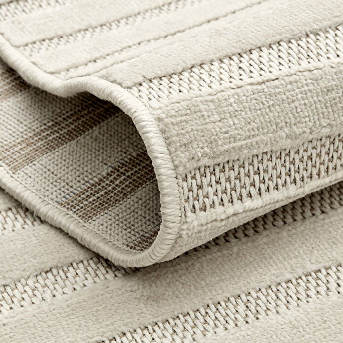 Kaşmir Halı 7/24 İskandinav Thor Beyaz 50x80 cm