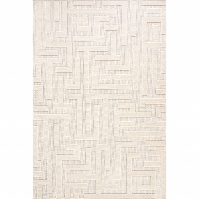 Kaşmir Halı İskandinav Roar White 80x300 cm