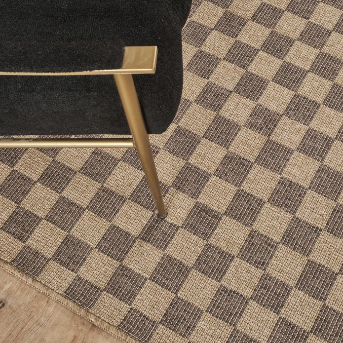 Kaşmir Halı Kilim Jüt Dorne Brown 160x230 cm