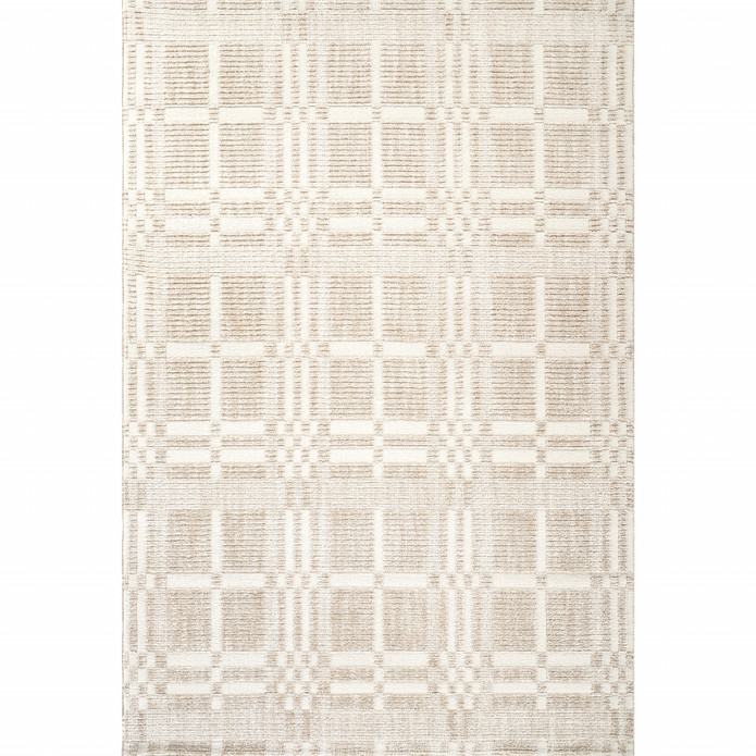 Kaşmir Halı 7/24 İskandinav Velar Bej 50x80 cm