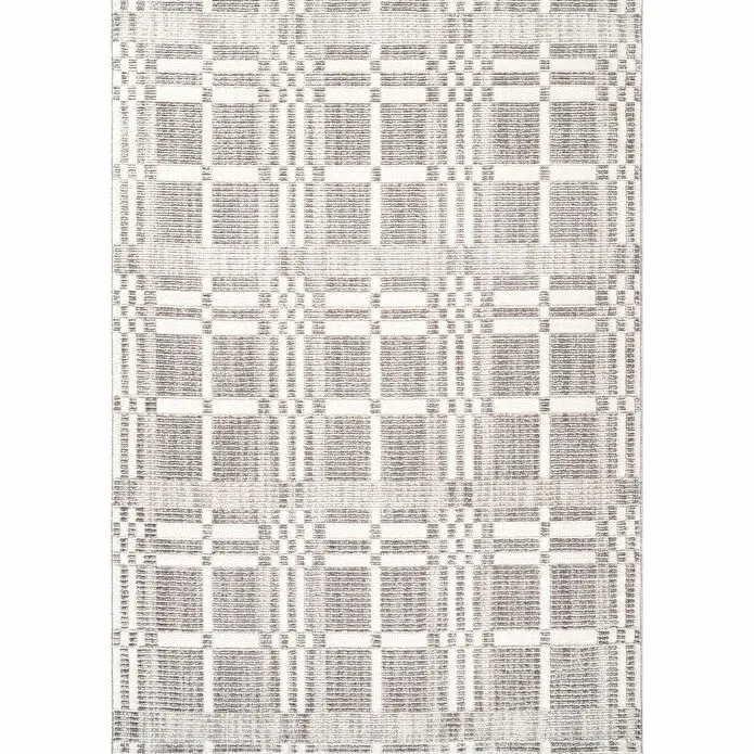  Kaşmir Halı 7/24 İskandinav Velar Gri 50x80 cm