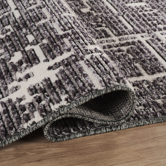 Kaşmir Halı 7/24 İskandinav Sten Antrasit 100x200 cm