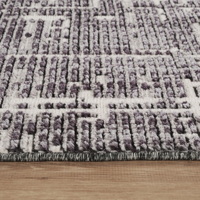 Kaşmir Halı 7/24 İskandinav Sten Antrasit 100x200 cm