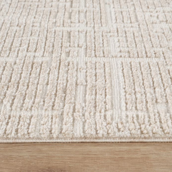 Kaşmir Halı 7/24 İskandinav Sten Bej 100x200 cm