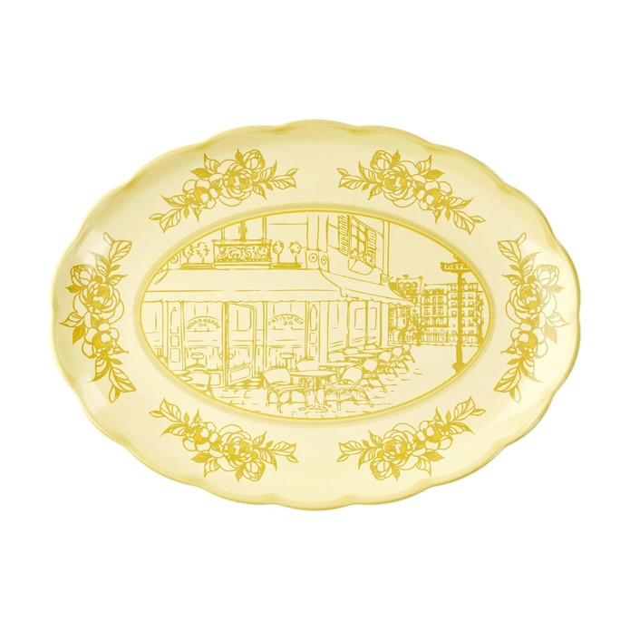 Guzzini Josephine Servis Tabağı Large 51x38 cm Sarı