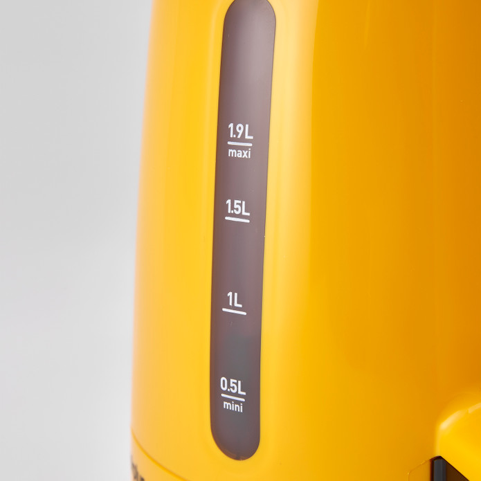 Cookplus Çift Rezistanslı Çay Makinesi-Kettle Sarı 