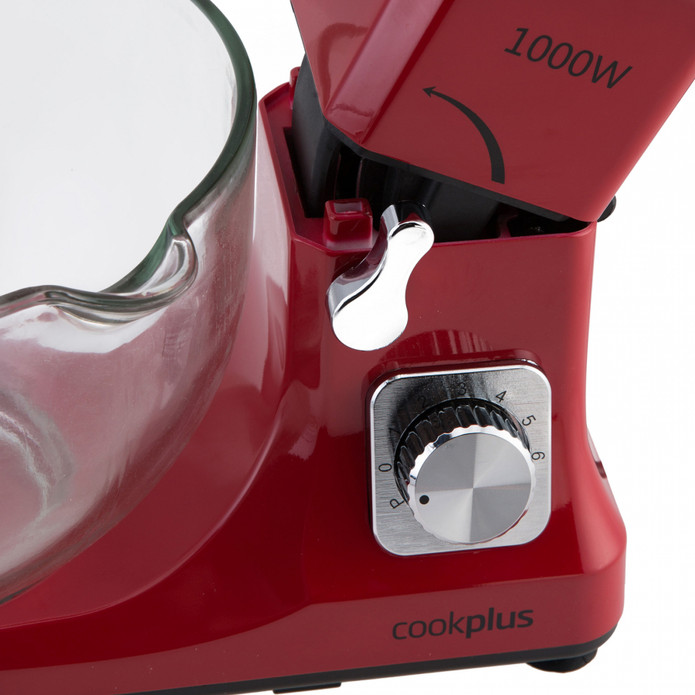 Cookplus Quick Chef 1001 Cam Hazneli Mutfak Robotu Redgold 1000W