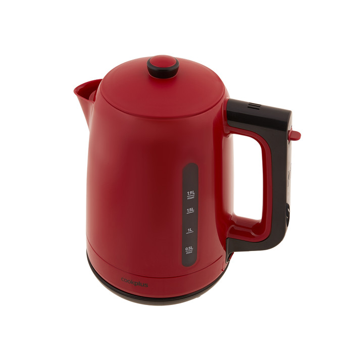 Cookplus 1501 Enerji Tasarruflu Kettle Çay Makinesi Retro Kırmızı