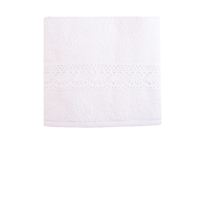 Karaca Home Lovage Beyaz Hasır Sepetli 4lü Havlu 50x76 cm