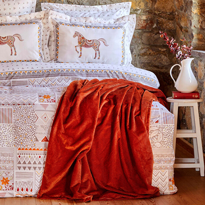 Sarah Anderson Halig %100 Pamuk Çift Kişilik Nevresim Battaniye Takımı