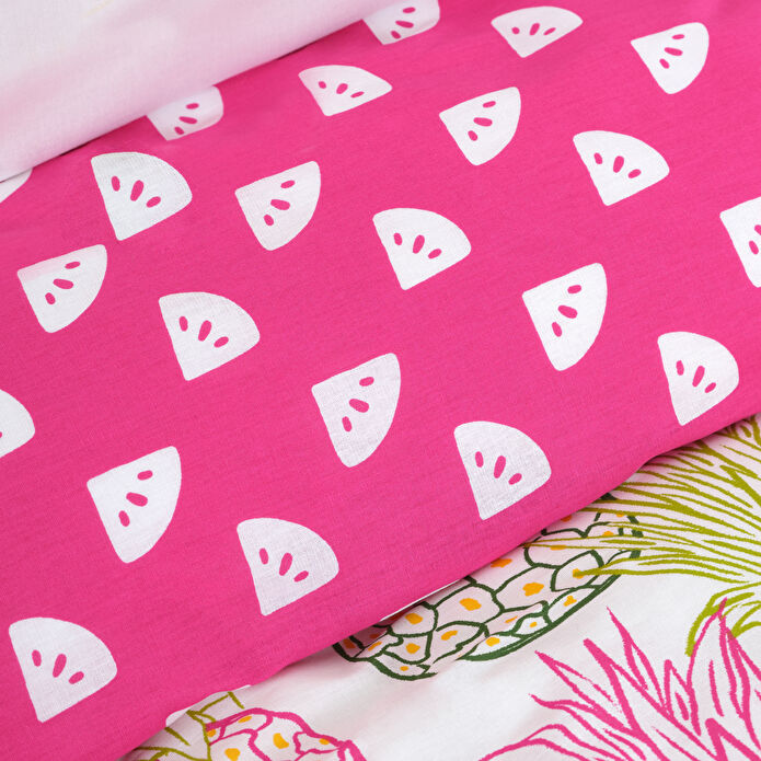 Karaca Home Young Tropical %100 Pamuk Çift Kişilik Nevresim Takımı 