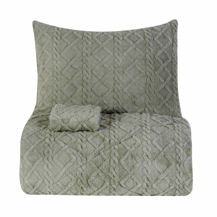 Sarah Anderson Softy Tek Kişilik Comfort Set Yeşil