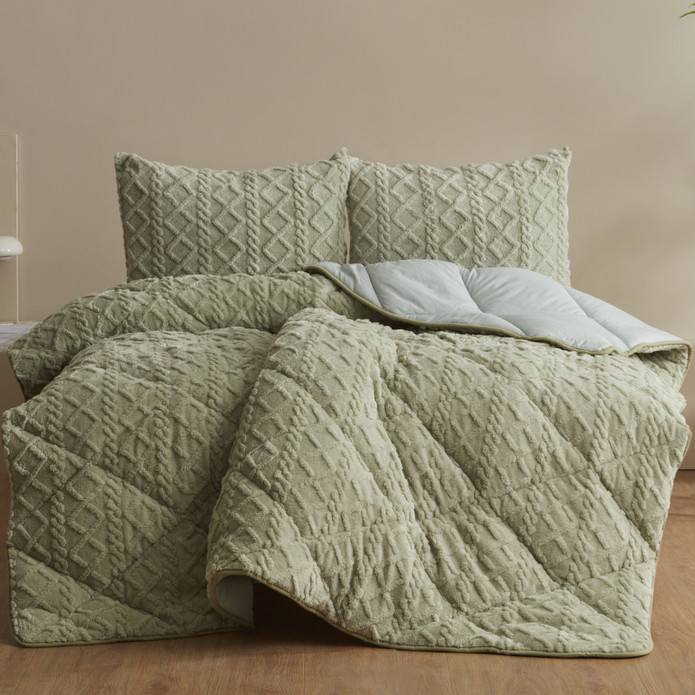 Sarah Anderson Softy Çift Kişilik Comfort Set Yeşil 
