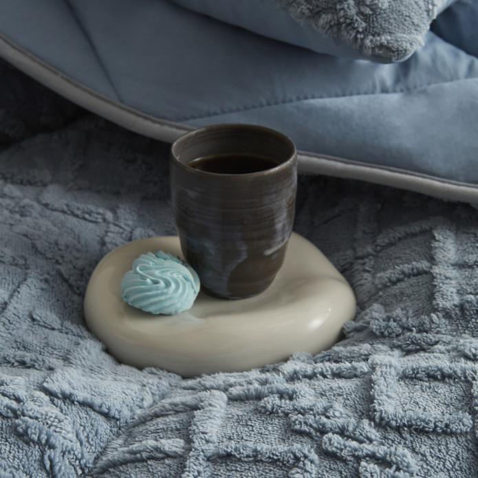Sarah Anderson Softy Çift Kişilik Comfort Set Mavi