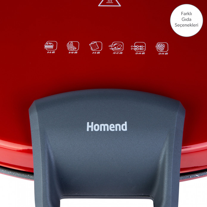 Homend Toastbuster 1331h Kırmızı Tost Makinesi