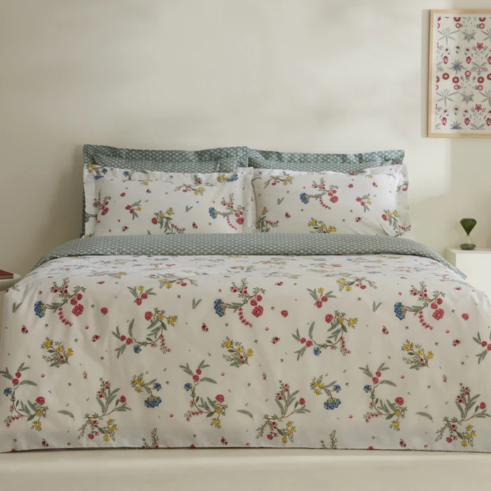 Karaca Home Dina %100 Pamuk Çift Kişilik Nevresim Takımı Multicolor