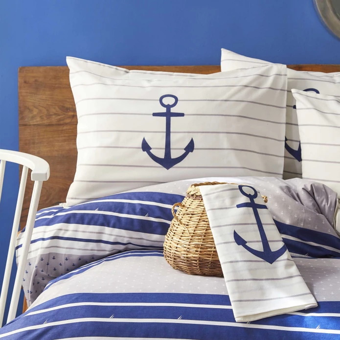 Nautica Home Bornea %100 Pamuk Çift Kişilik Nevresim Seti