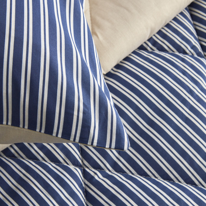 Nautica Home Maritime Stripe Çift Kişilik Comfort Set Blue