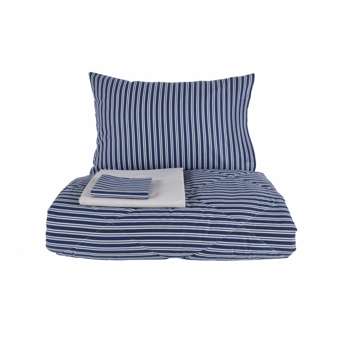 Nautica Home Maritime Stripe Çift Kişilik Comfort Set Blue