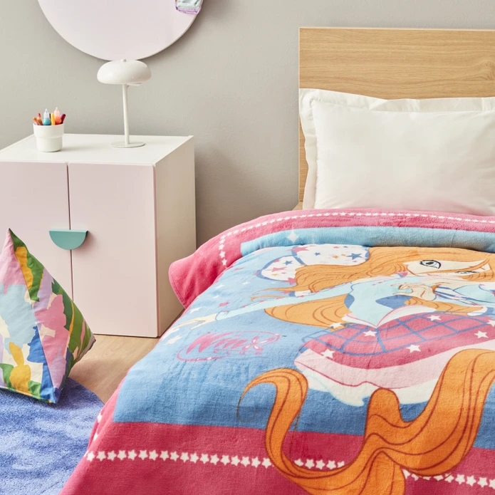 Karaca Home Winx Bloom Tek Kişilik Battaniye