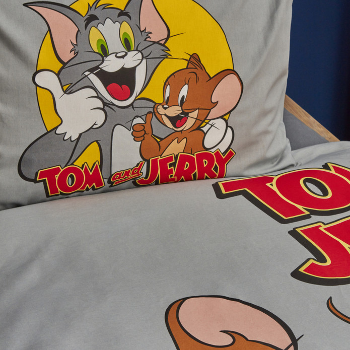 Karaca Home Tom ve Jerry Friends Forever %100 Pamuk Tek Kişilik Nevresim Takımı