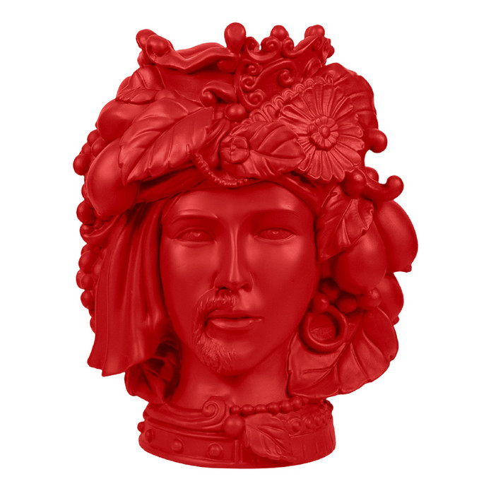 Baci Milano Dekoratif Büst Teste Matte Kırmızı