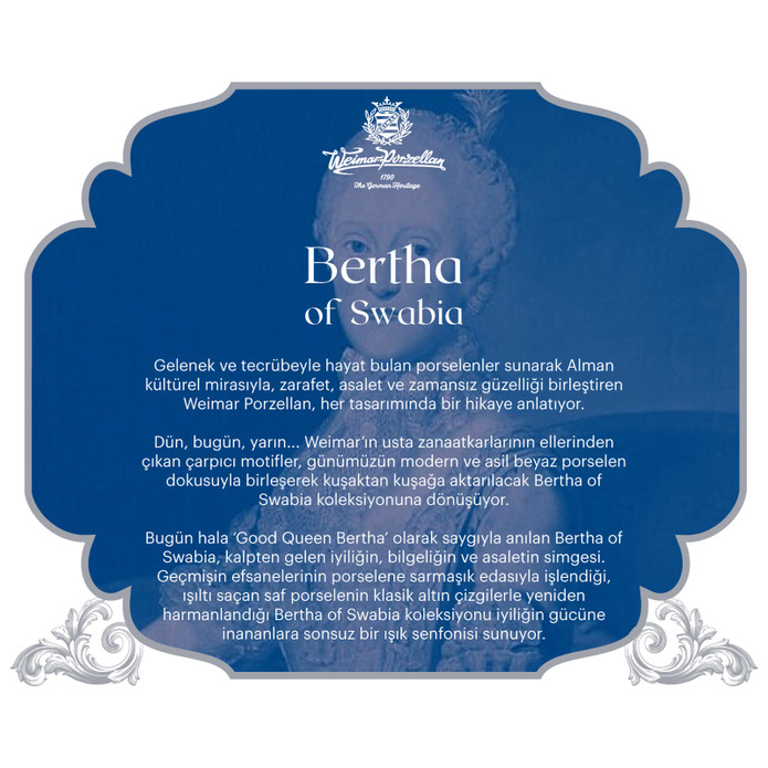 Weimar Bertha Of Swabia 63 Parça 12 Kişilik Yemek Takımı