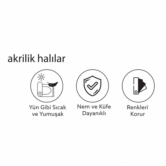Kaşmir Halı Akrilik Palas Emirgan 120x180 cm