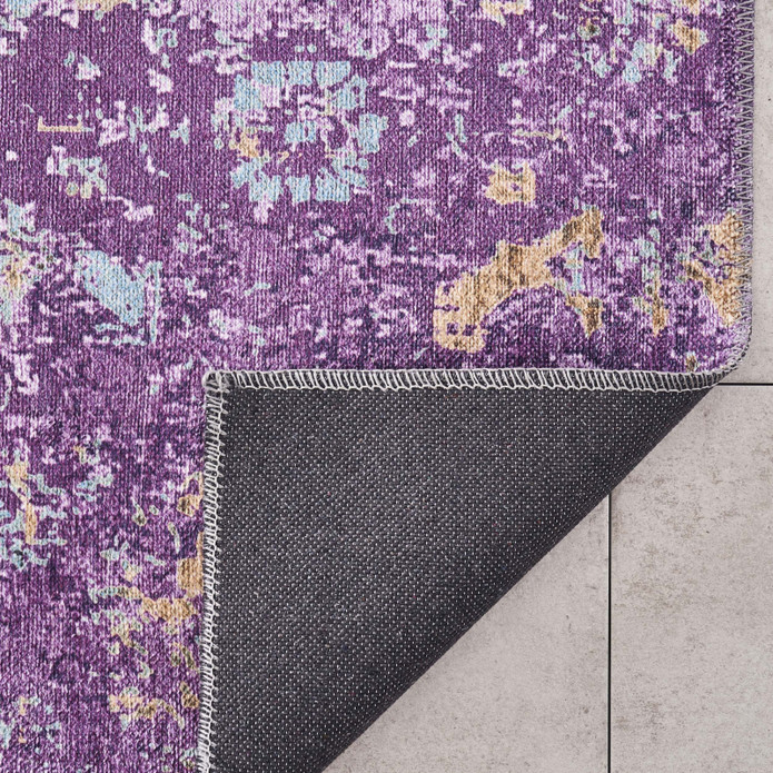 Kaşmir Halı Dekoratif Art Trend Lilac 80x300 cm