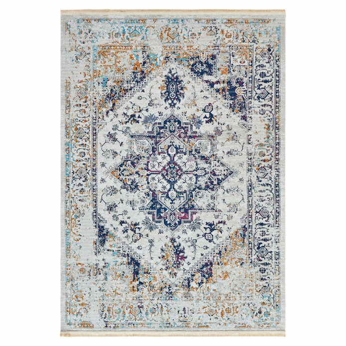 Kaşmir Halı Dekoratif Art Retro Kirman 80x300 cm