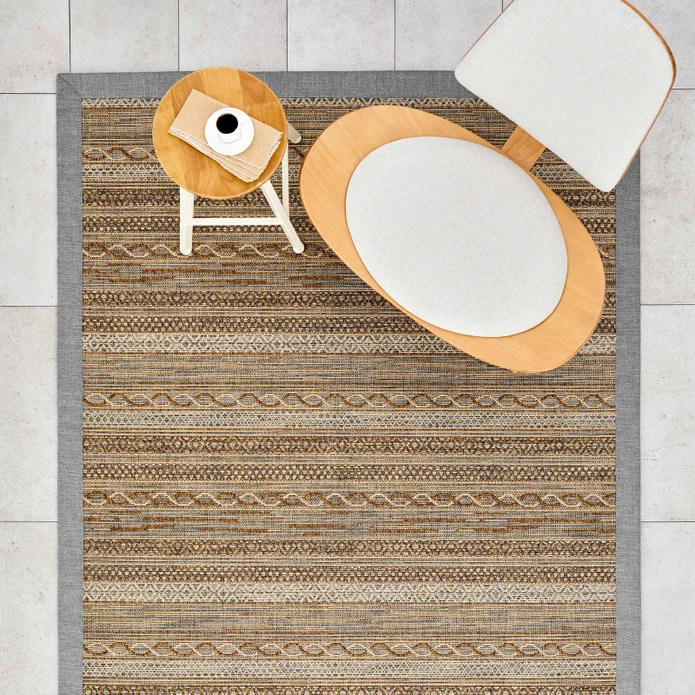 Kaşmir Halı 7/24 Bahçe Halıları Noda Sisal 120x180 cm