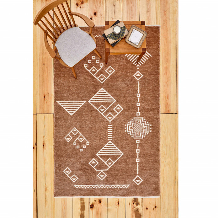 Kaşmir Halı Doğasever Küpe Çift Taraflı 120x180 cm