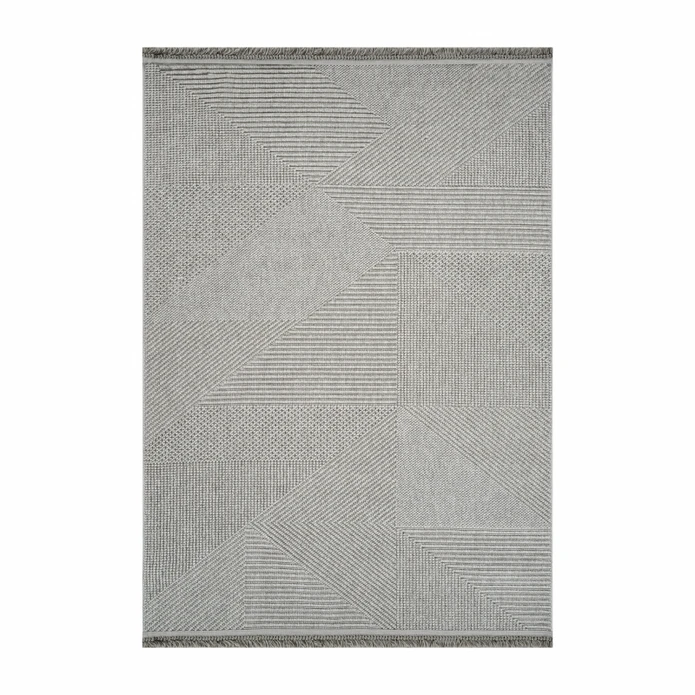 Kaşmir Halı 7/24 İskandinav Clara Beyaz 80x300 cm