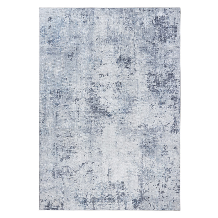 Sare By Kaşmir Halı Abstract Gray Yıkanabilir Kaymaz Taban 50x80 cm