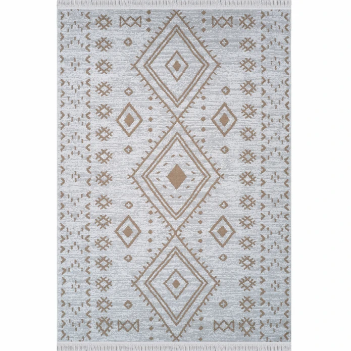 Kaşmir Halı 7/24 Kilim Jüt Hatka Beige 80x150 cm