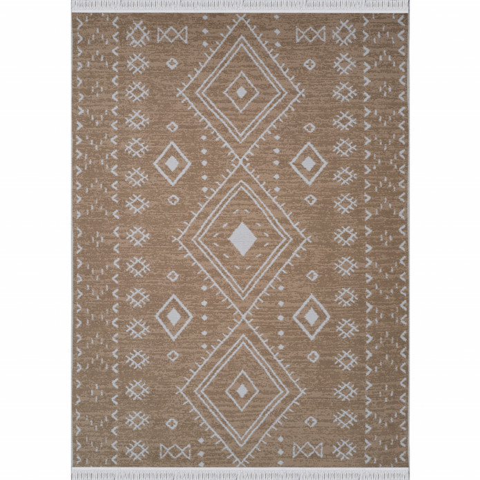 Kaşmir Halı 7/24 Kilim Jüt Hatka Beige 80x300 cm