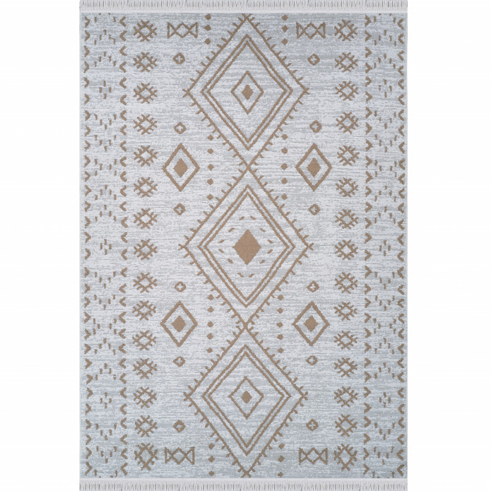 Kaşmir Halı 7/24 Kilim Jüt Hatka Beige 80x300 cm