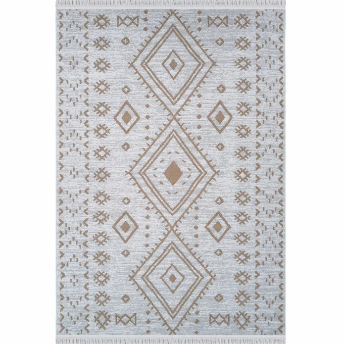 Kaşmir Halı 7/24 Kilim Jüt Hatka Beige 155x230 cm