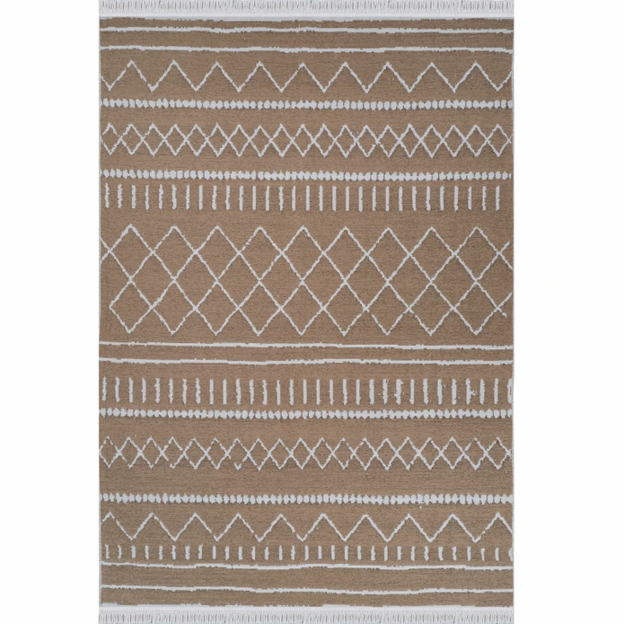 Kaşmir Halı 7/24 Kilim Jüt Alter Beige 80x150 cm