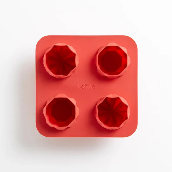 Lekue Kırmızı Silikon Şans Kurabiyesi Origami Kalıbı
