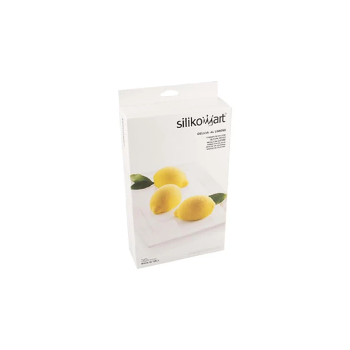 Silikomart 6'Lı Delizia Al Limone - Silikon Limon Modeli Kek Kalıbı