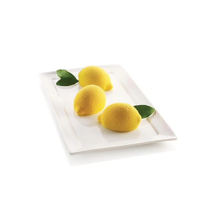 Silikomart 6'Lı Delizia Al Limone - Silikon Limon Modeli Kek Kalıbı