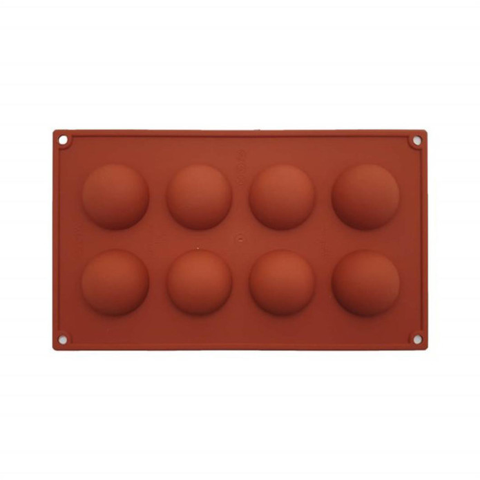 Silikomart 6'Lı Sf 002 Half Spheres Yarım Küre Pastacı Kalıbı