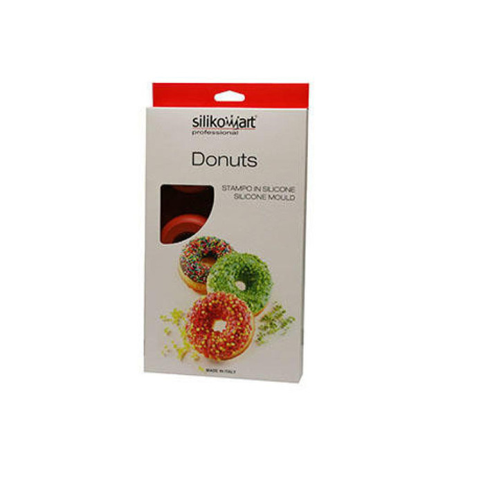 Silikomart 6'Lı Donuts - Silikon Donut Kalıbı