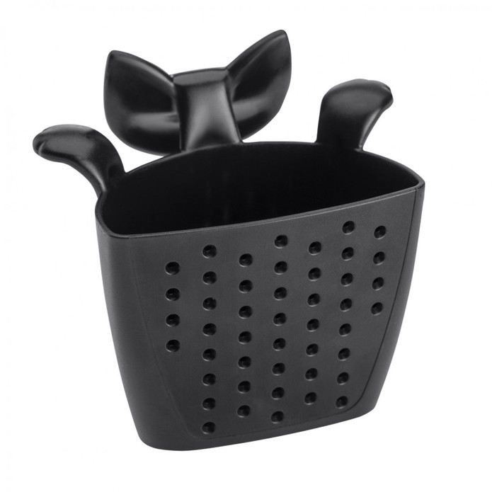 Koziol Kedili Çay Süzgeci Siyah
